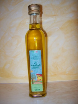 olio extra vergine di oliva aromatizzato tartufo